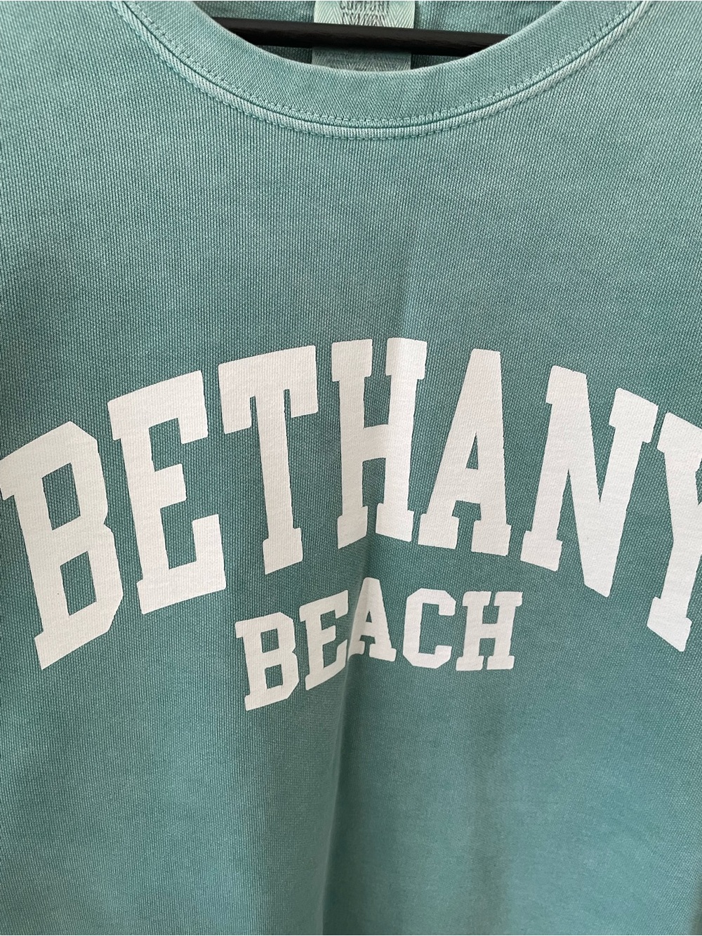 Comfort Colors Bethany Beach Sweatshirt Seafoam Green Size XL - Picture 2 of 7
